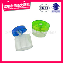 塑料PS椭圆形卷笔刀 单孔立体卷笔刀 削笔器 笔刨 可装笔屑削笔器