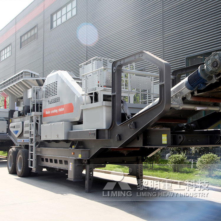 轮胎式破碎机 移动玄武岩破碎站 流动石子机介绍