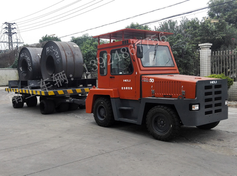 供应短途运输用平板车 平板全式工具拖车