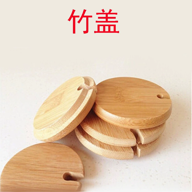 Креатив Direct Sales Mark Cup Cage Bamboo Cover Porcelain Cover Wine Bar Cup Lid Digital Asian Cup Lid Retail Wholesale