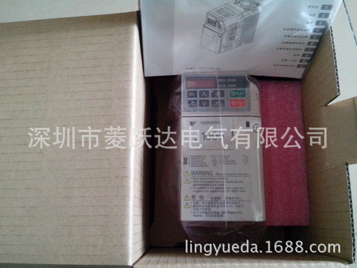 安川变频器J1000简易型 CIMR-JB2A0002BAA 0.2kw 全新原装