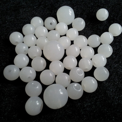 Imitation white bead wholesale white Glass Beads diy Accessories White jade Bead Loose bead wholesale