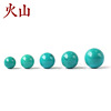 Turquoise green round beads handmade, wholesale
