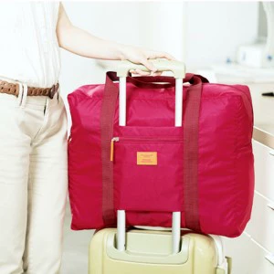 Waterproof nylon folding organizer bag for traveling, storage bag for men and women, Korean style