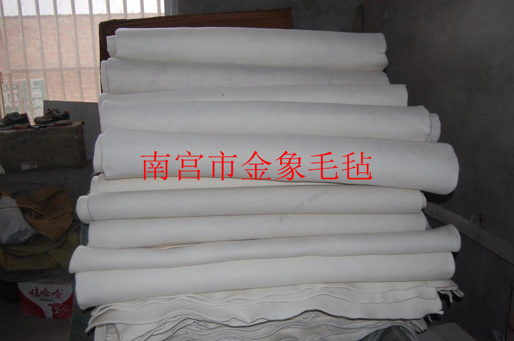 化纤毛毡 细白化纤毛毡 彩色化纤毛毡 耐磨化纤毛毡