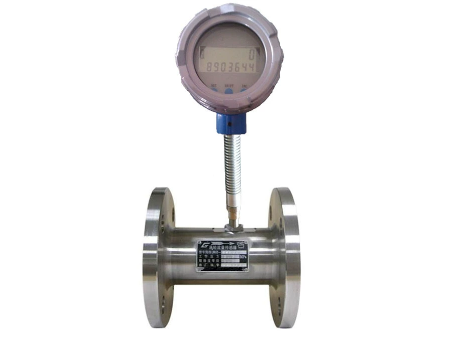 Высокотемпературный устойчивый жидкостный измеритель прокачки турбины высокотемпературный Средний измеритель прокачки DN2-DN300