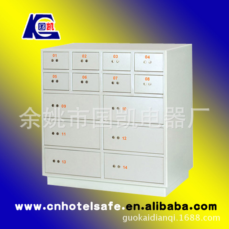 供应酒店大堂贵重物品前台柜保管箱 YS-14保险箱