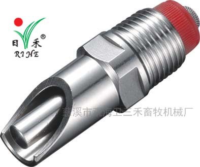 小猪用鸭嘴式不锈钢猪用饮水器猪水嘴四分小猪水嘴