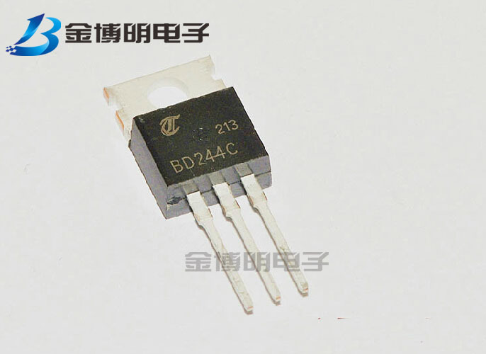 全新 BD244C TO-220 PNP功率三极管 晶体管 6A/100V 直插三极管