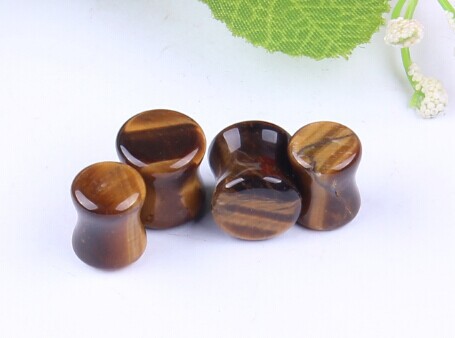 Tiger's Eye Acrylic Ear Tunnel Solid Ear Expander Plug Gauges for Body Piercing Hot Sale detail image 8