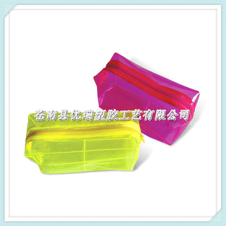 厂家直供包装薄膜PVC透明袋子 PVC化妆品袋 pvc软胶袋批发