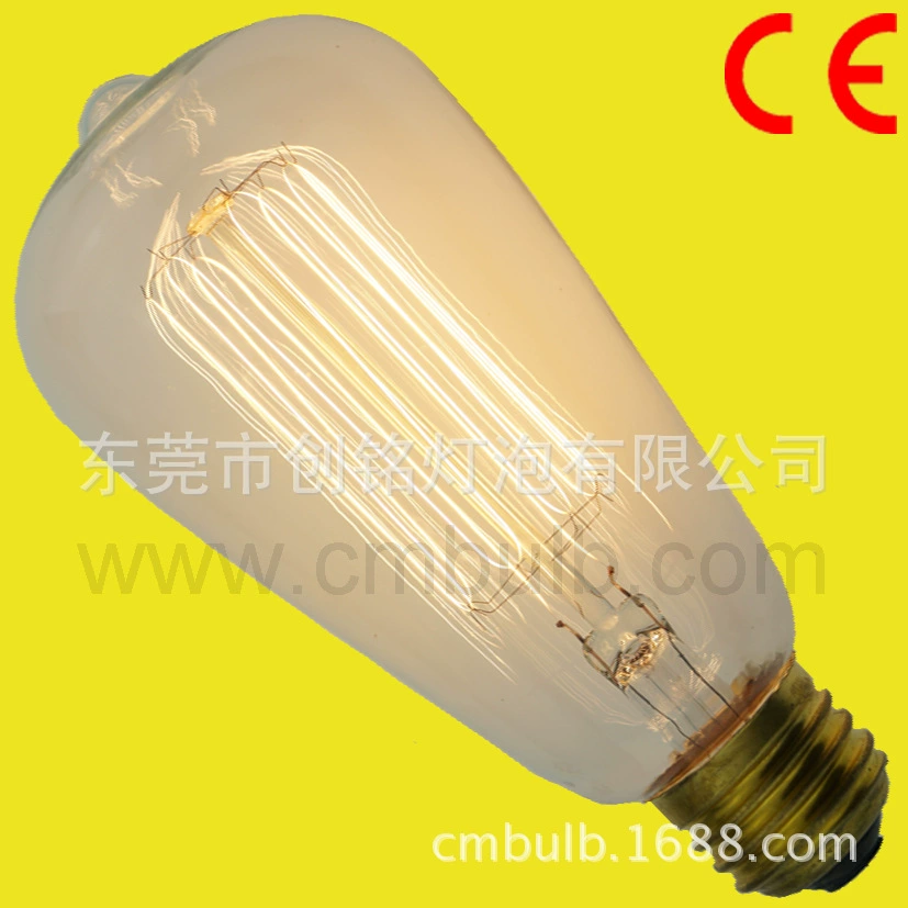 Edison Boom ST64X140 E27 240В40Вт 19 держатель ретро европейские спецификации