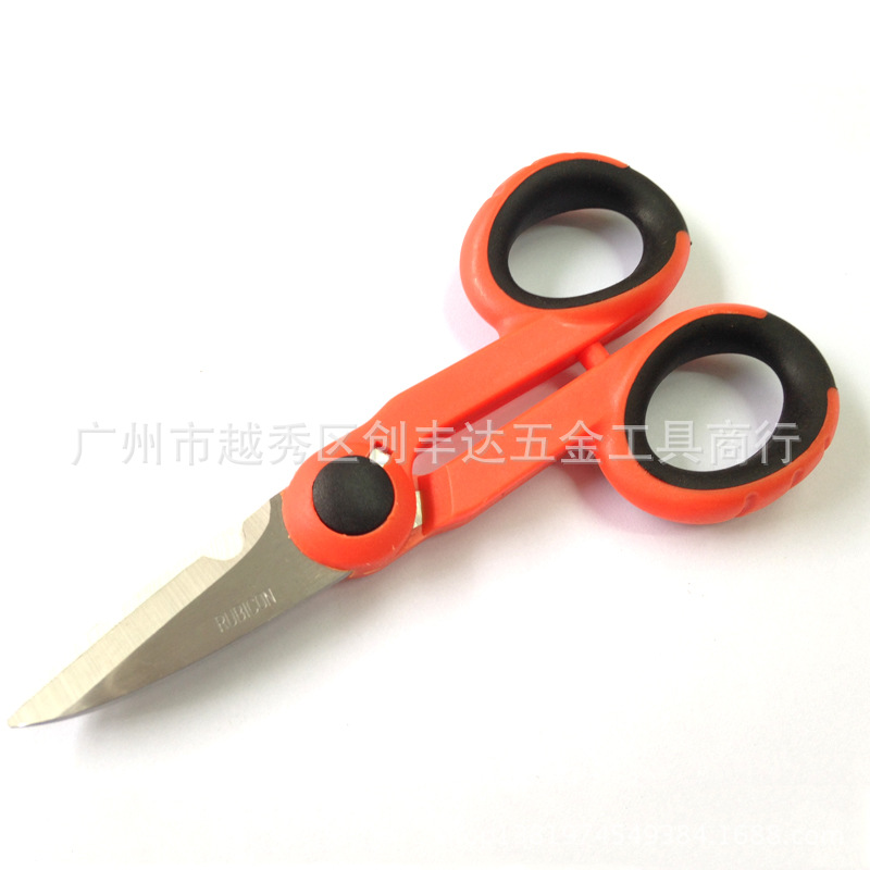授权牌子 RUBICON日本罗宾汉RCZ-527 电工多用剪 电工剪刀