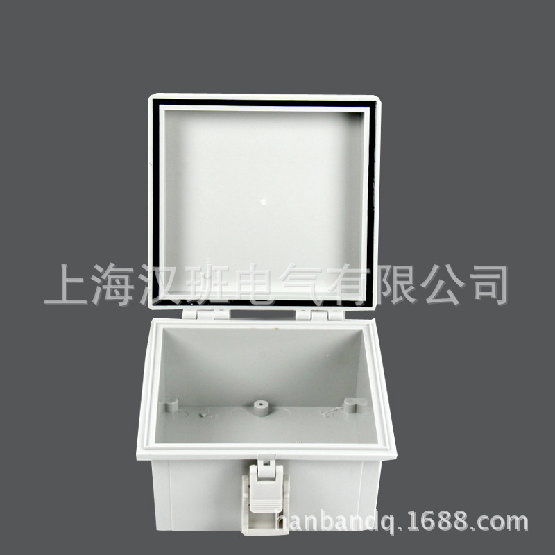 合页翻盖扣式接线盒 防水箱160*140*84mm过线防水配电箱密封箱