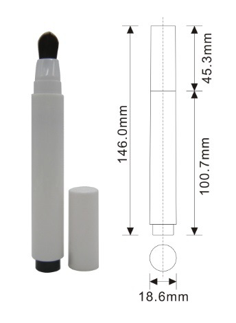 PP 圆形塑料 按压型 粉刷 刷子 BRP0075