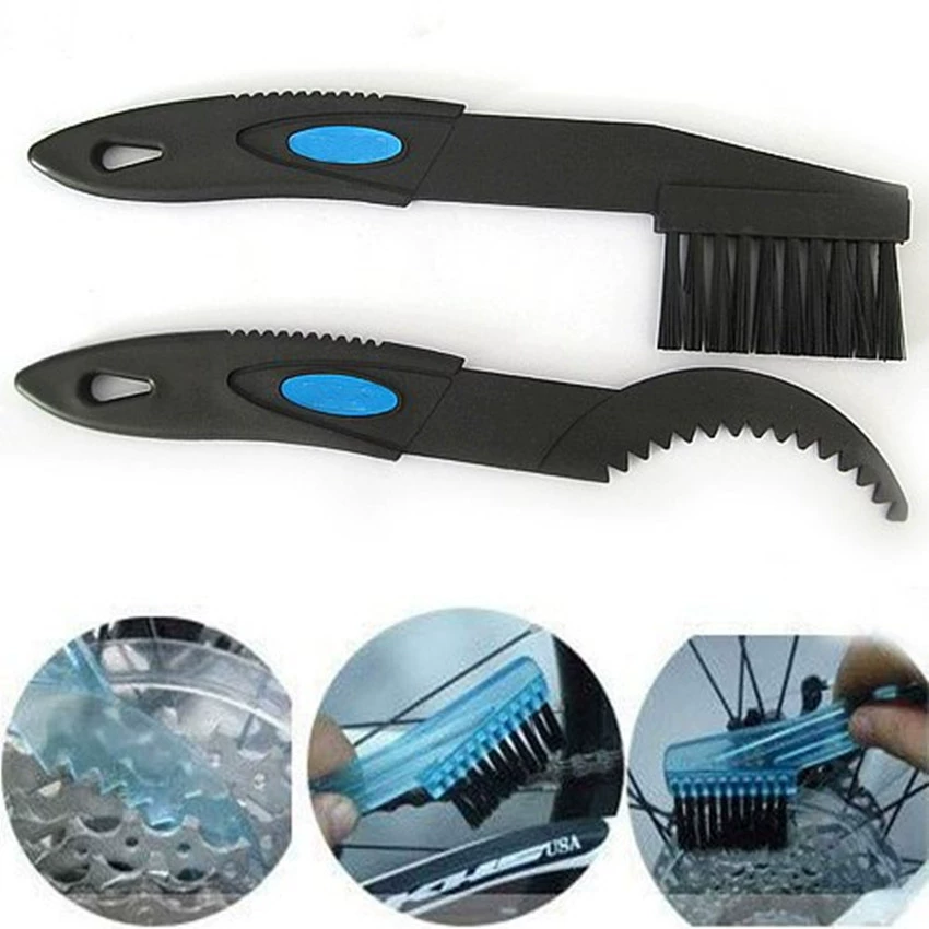 Очистка маховика велосипедной цепи Инструмент для чистки и обслуживания зубной пластины велосипеда [щетка]
