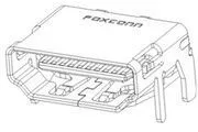 HDMI+оптоволокно POF Разъем Toslink Тип 2F12TC1-FH94-4F