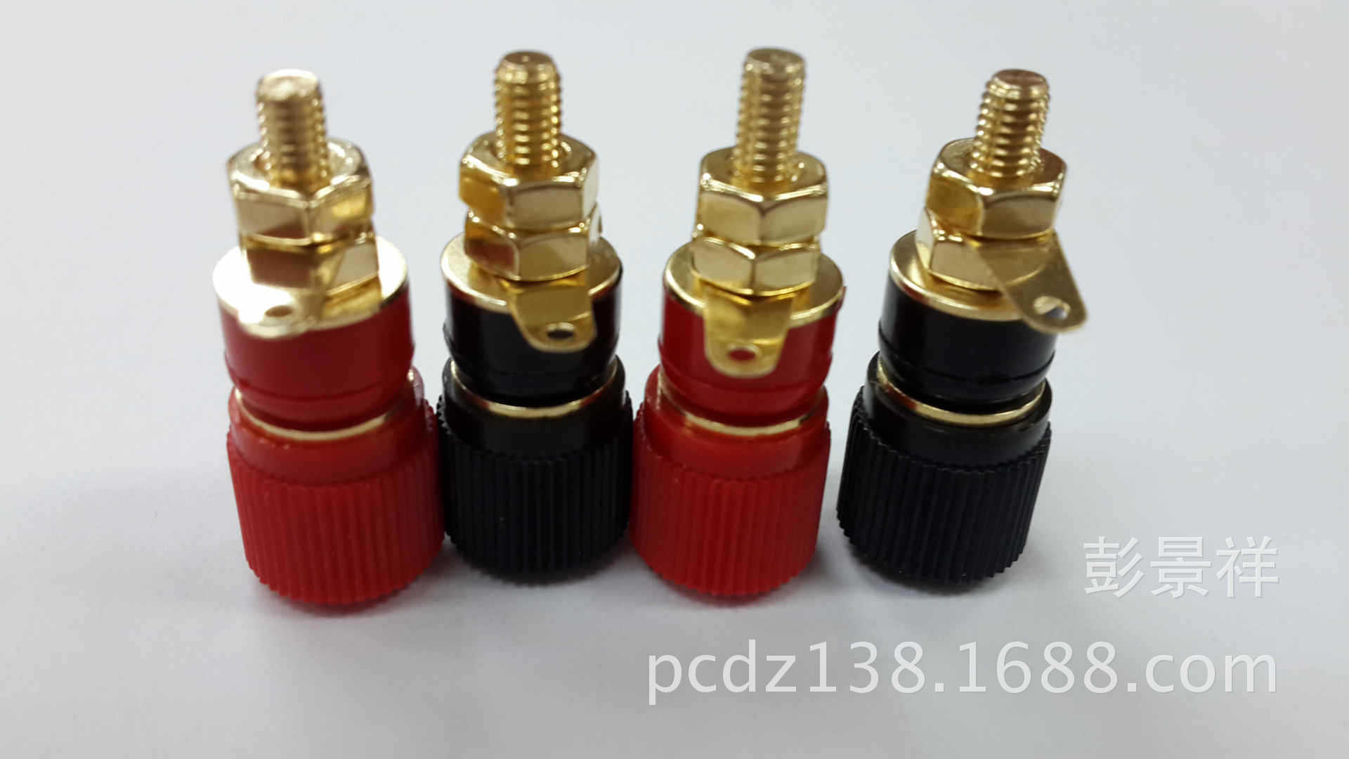 环保镀金接线柱/高品质镀真金接线柱/香蕉插座/接线柱