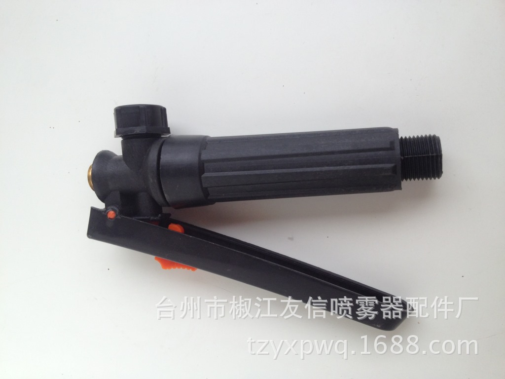 批发喷雾器配件 喷雾器铜接头开关 外丝开关 喷雾器手柄开关248