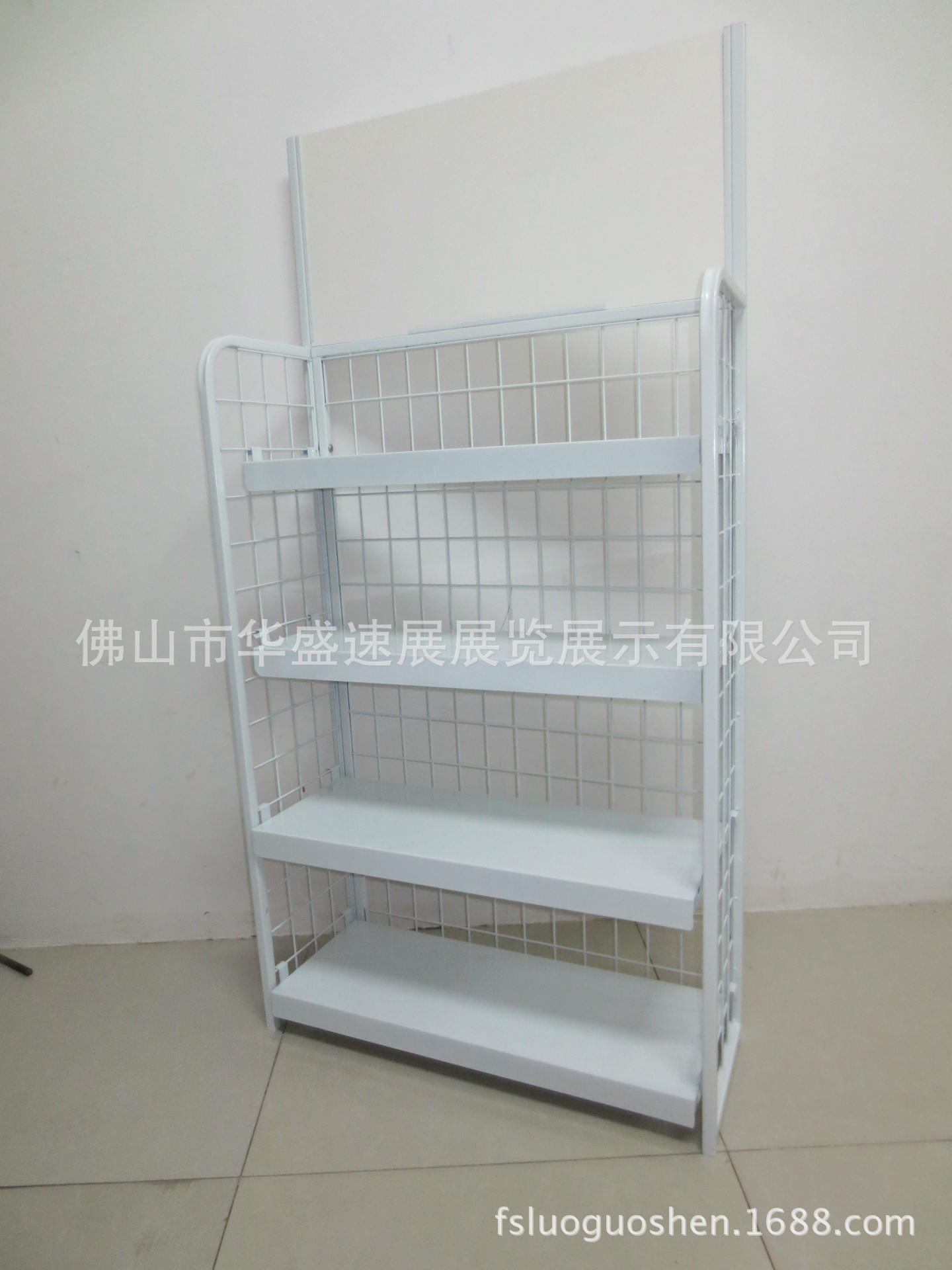 佛山工厂专业定做展示架白色的