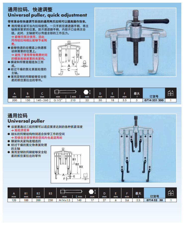 伍尔特手动袖珍拉马 二爪三爪拉马及组套