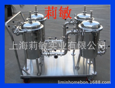 上海莉敏 醫用級不鏽鋼單袋式過濾器 不鏽鋼多袋式過濾器