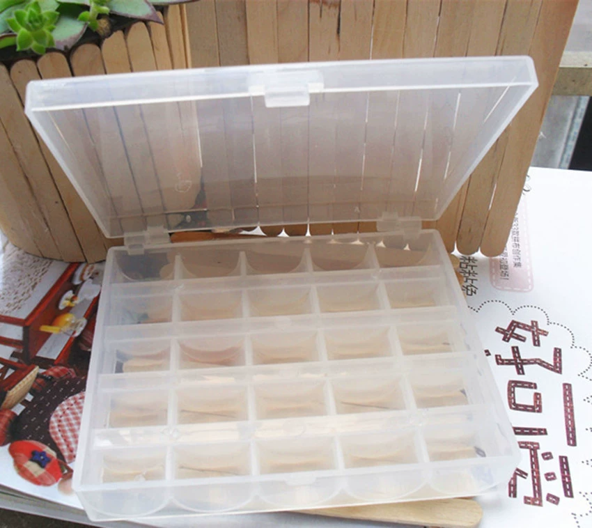 Завод прямой 25 сетка прозрачная пластиковая коробка бобины