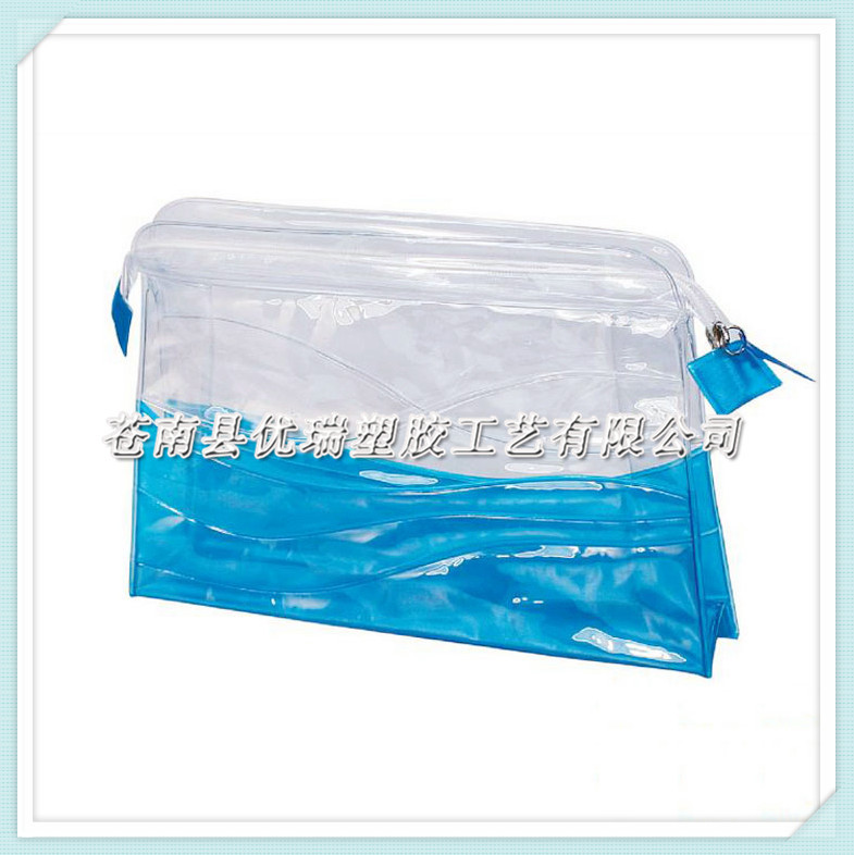 厂家直供包装薄膜PVC透明袋子 PVC化妆品袋子 PVC软胶袋批发