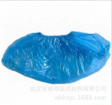 Устранимый не-выскальзывающий водоустойчивый чехол для обуви CPE Студенческая компьютерная комната пылезащитный чехол для ног не-сплетенный взрослый пластиковый чехол для обуви