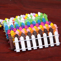 Japanese-style miscellaneous goods 8, wood-made bendable fence succulent decorative garden decoration micro-landscape pot plant gardening ornament