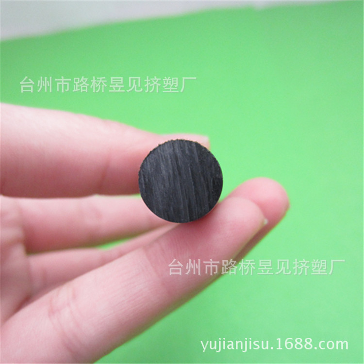 塑料挤出产品 PVC棒材 实心塑料棒 挤塑加工PVC型材 定制产品