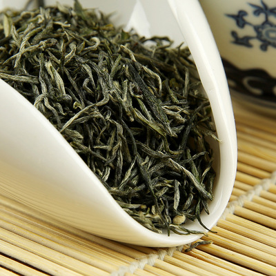 绿茶2019新茶 绿茶批发 厂家直销散装 青城雪芽卷形四川茶叶500g|ms