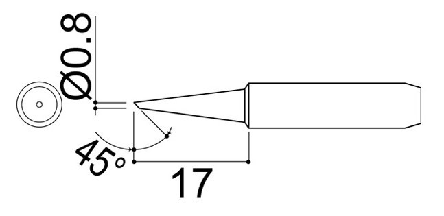 日本原装白光  900M-T-0.8C 烙铁咀 烙铁头 烙铁嘴 900焊咀