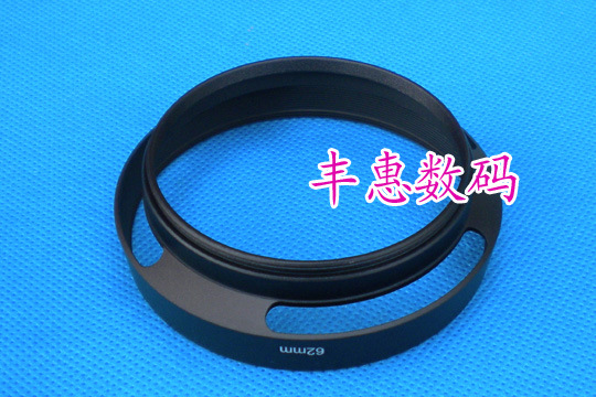 62MM 표준 고정 초점 렌즈 초광을위한 도매 금속 속이 빈 후드 62MM 경사 속이 빈 후드