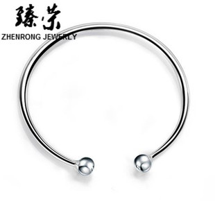 White copper silver plated bracelet women's Korean version of European and American fashion imitation silver jewelry simple garlic bracelet wholesale