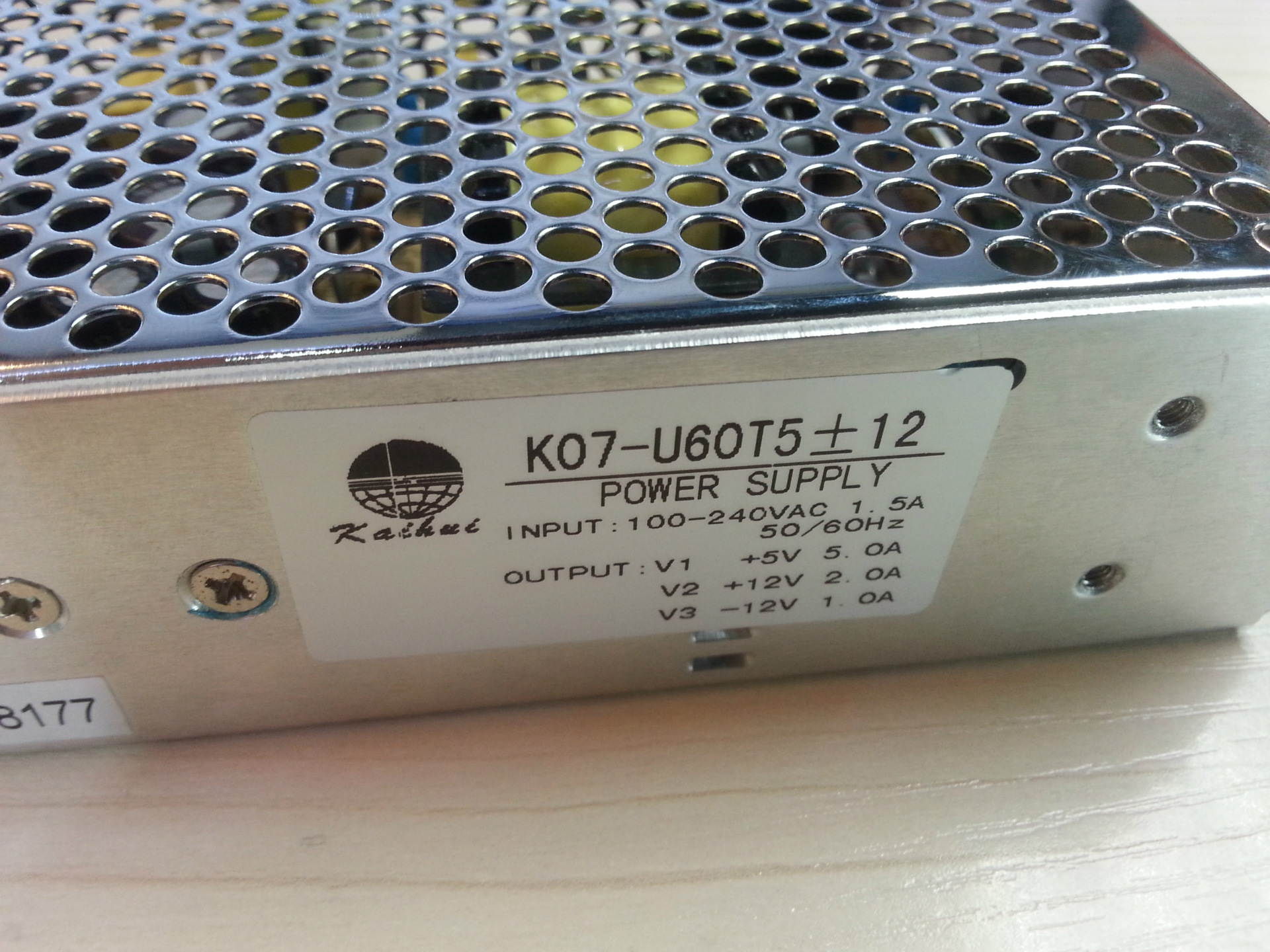 凯辉精细工业电源K07-U60T5+12-12三组输出+5V5A,+12V2A,-12V1A