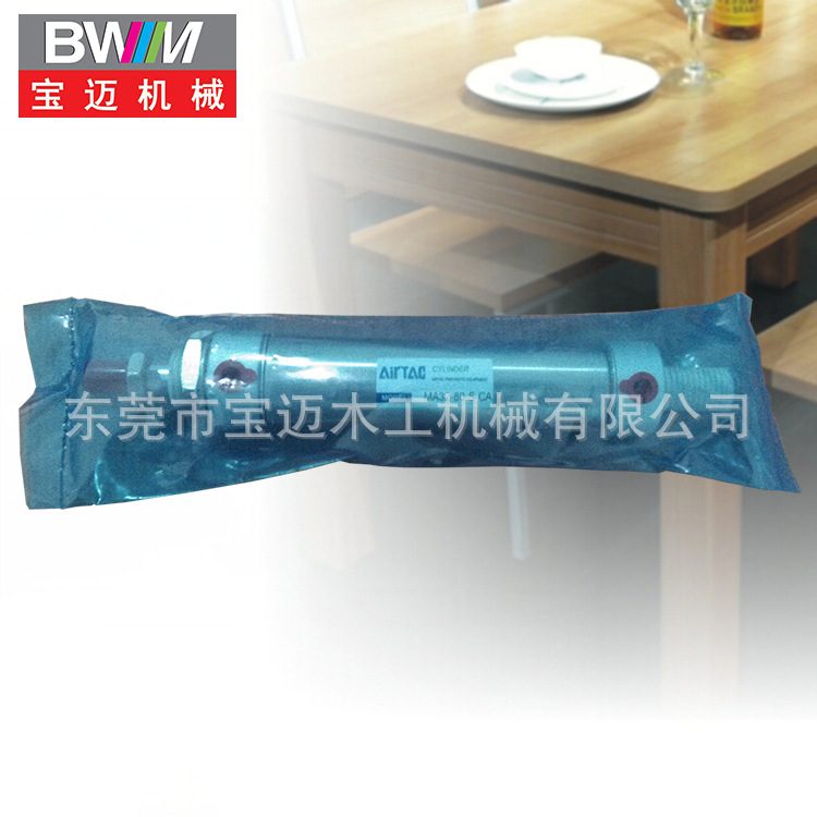 南兴剪刀气缸封边机配件木工机械配件不锈钢迷你缸MA32*80-S-CA