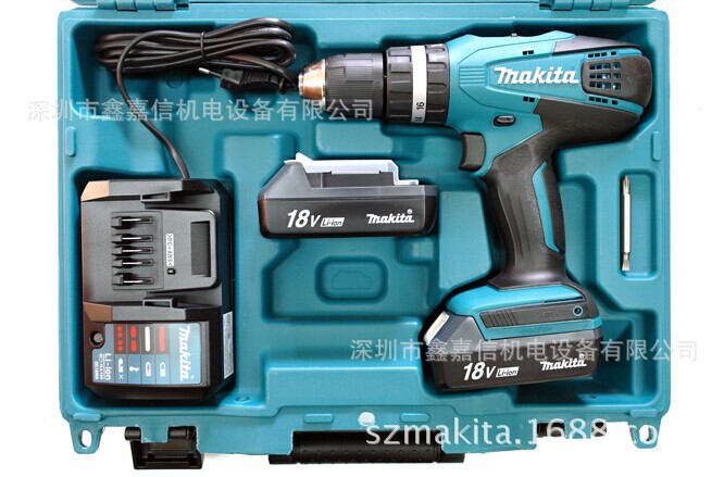 批发日本MAKITA牧田充电式冲击电钻HP457DWE