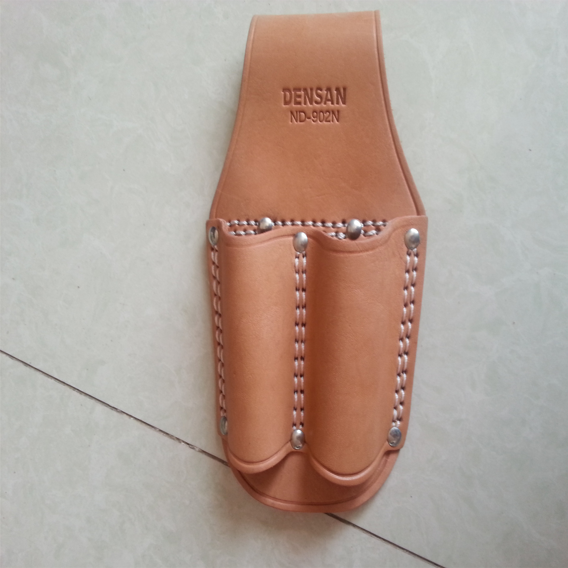 厂家批发电工钳套 二联钳套 工具包 电工牛皮工具包 牛皮钳套