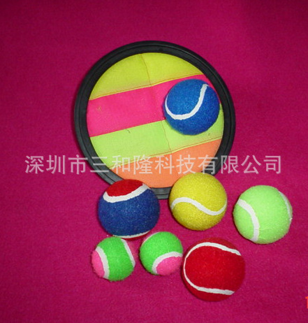 毛绒球魔术贴 水洗粘巴球吸板球儿童玩具魔术贴