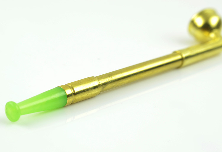 2019 Green Copper Yanju 22 Cm Long Copper Pipe Mouth Jade Can Shrink The Tensile Copper Pipe Of