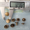 12.5mm Light Fold with 633#Copper Simpling Urgent button Press the buckle type