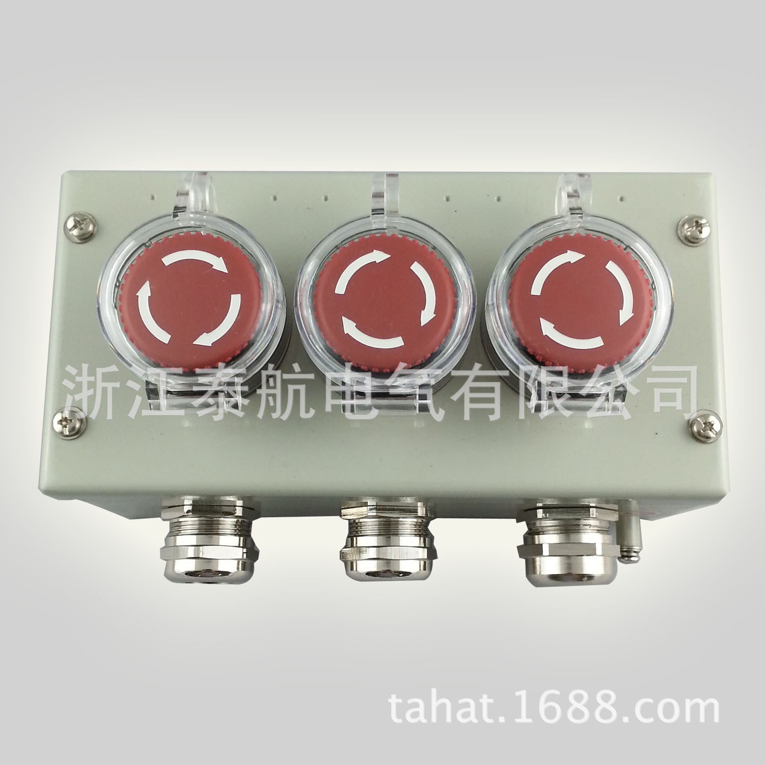 船用水密不锈钢按钮盒AN3-03J/YN3-03J