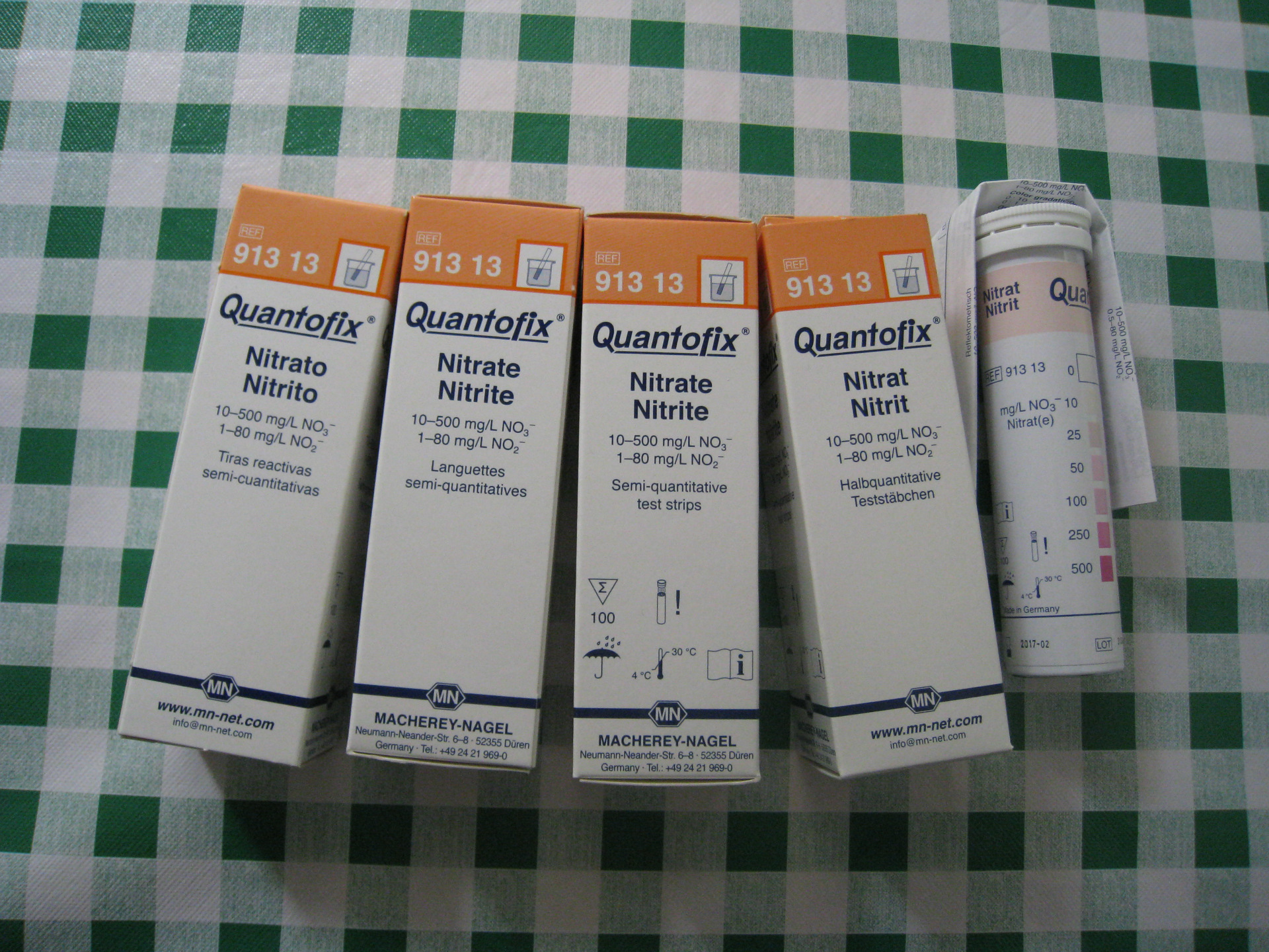 QUANTOFIX半定量硝酸盐试纸德国MN91313硝酸盐测试纸批发