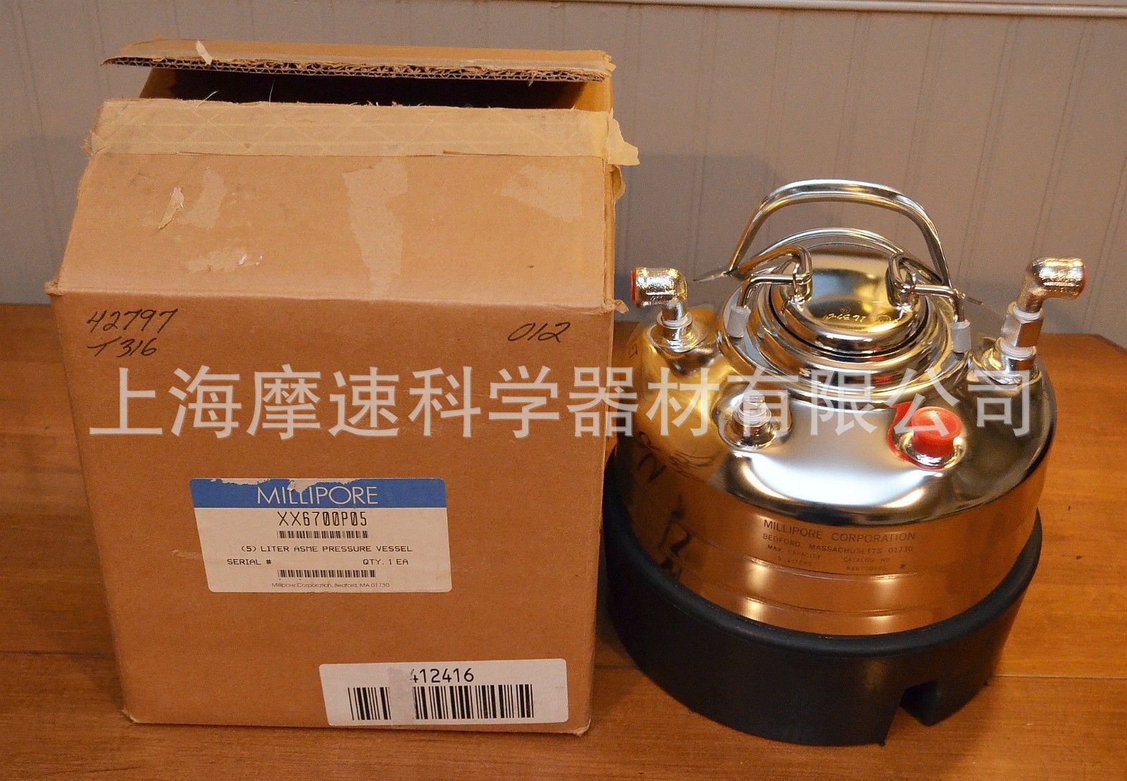 XX6700P05 MERCK MILLIPORE 压力罐, 5 升 清洁度检测用