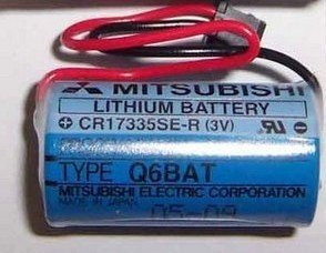 三菱MITSUBISHI Q6BAT CR17335SE-R(3V) PLC锂电池