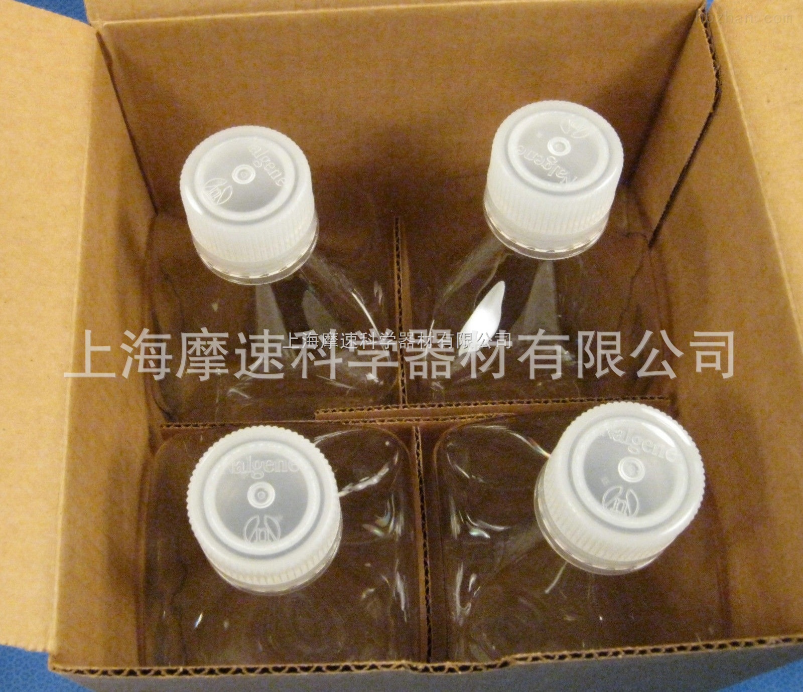 美国NALGENE 2015-1000 透明窄口方瓶 24只装