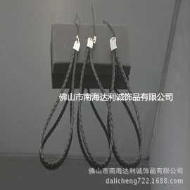 厂家供应创意编织手机绳 五金激光LOGO手机吊绳 韩版相机挂绳