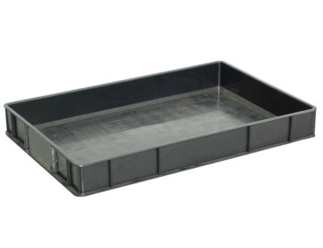 防静电周转箱注塑箱导电 黑色防静电塑料胶箱 450*300*60