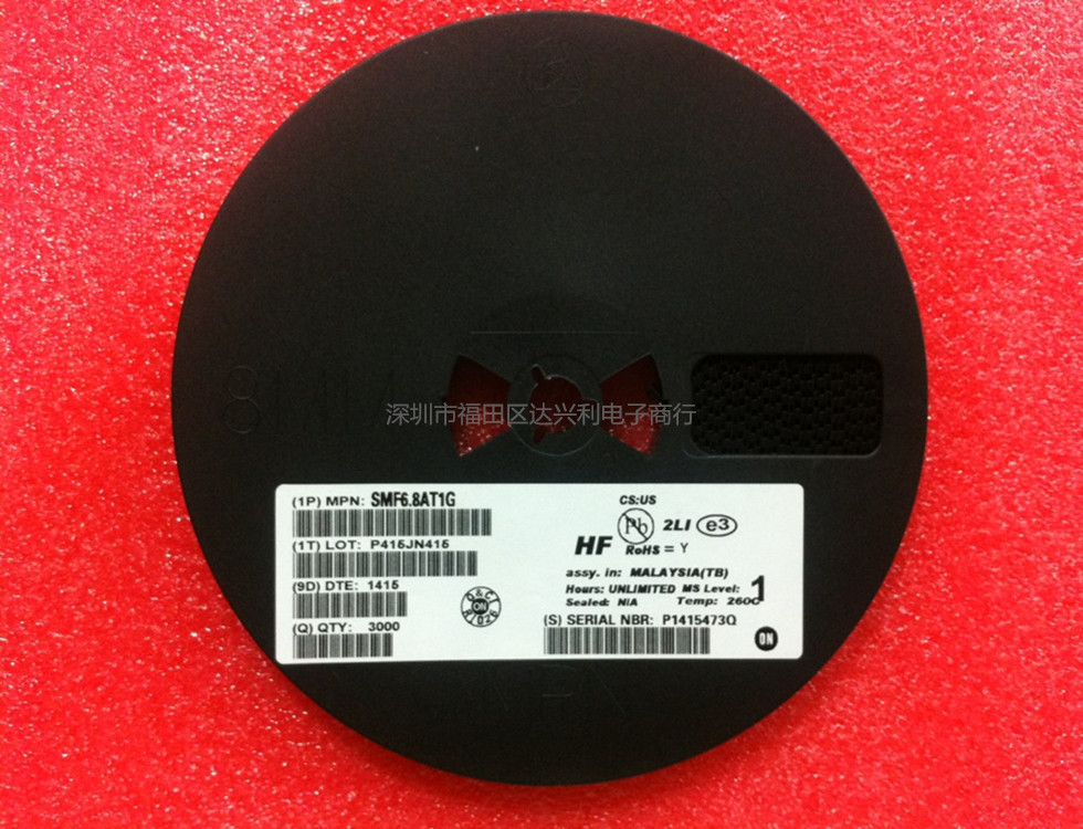 现货供应SMF8.2CAT1G SOD-123FL  安森美 ON牌子 